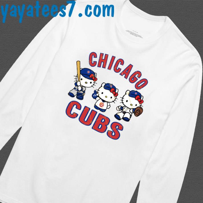 Tops, Like New Mlb Hello Kitty Chicago Cubs Shirt