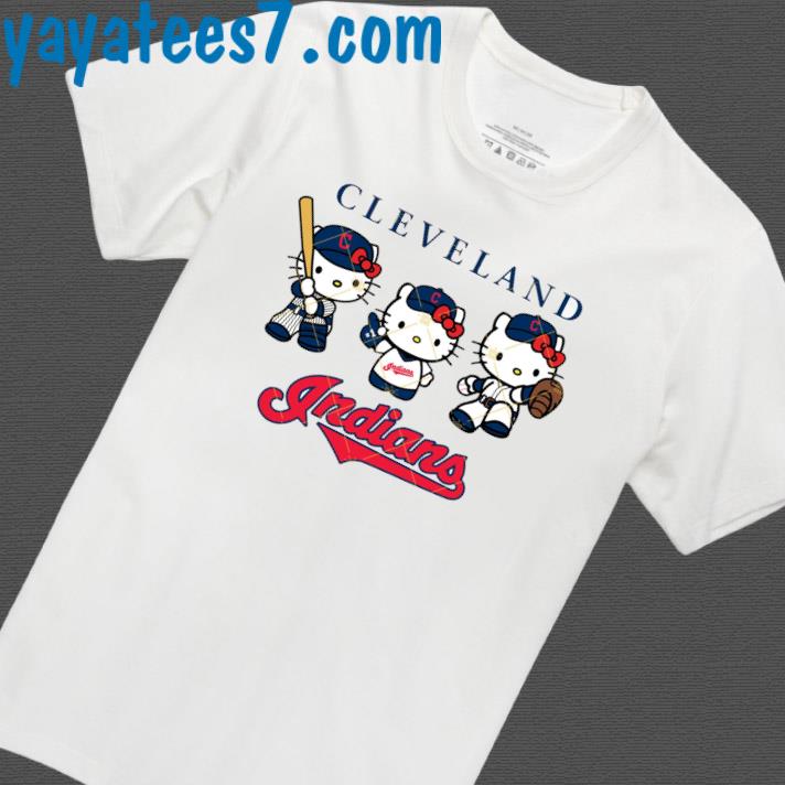 Cleveland Indians Special Hello Kitty Design Baseball Jersey