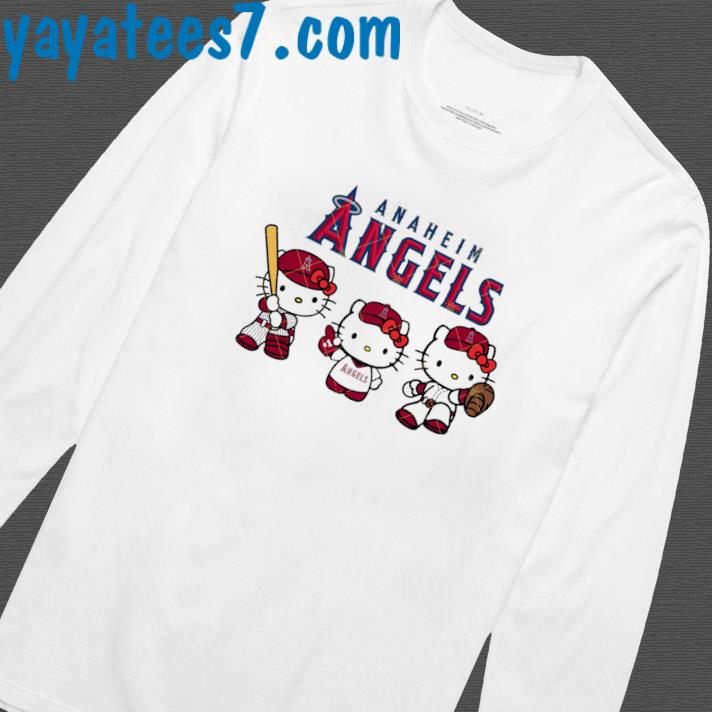 Los Angeles Angels Special Hello Kitty Design Baseball Jersey