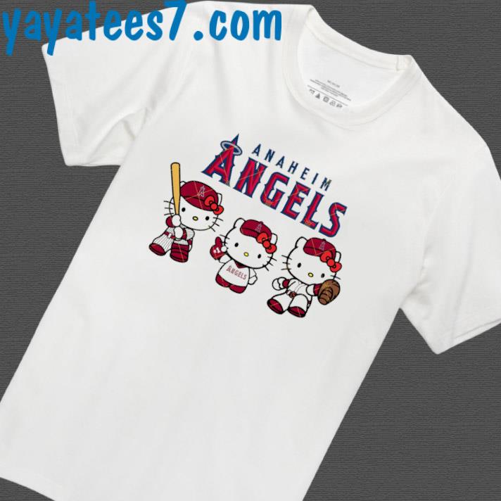 Los Angeles Angels Special Hello Kitty Design Baseball Jersey