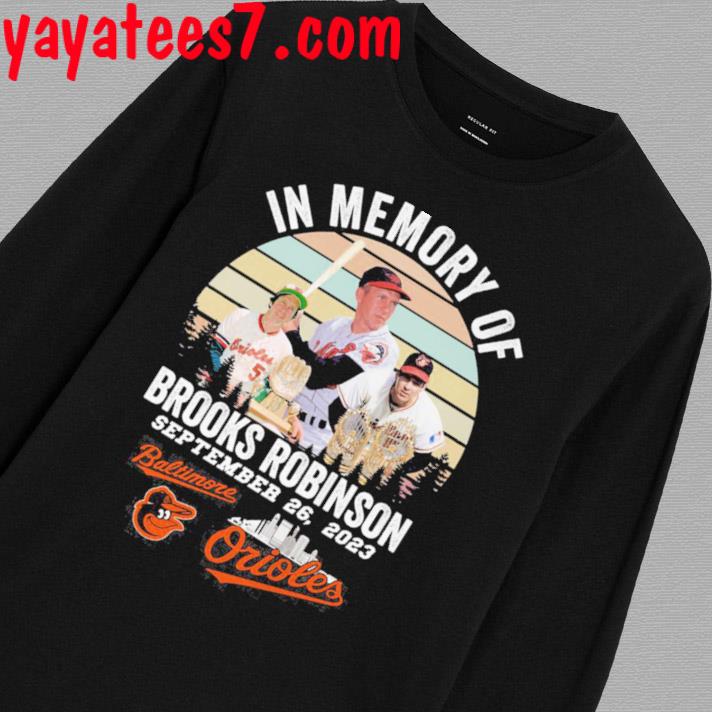 Brooks Robinson T-shirt, Brooks Robinson Baltimore Retro T-shirt - Camatee  in 2023