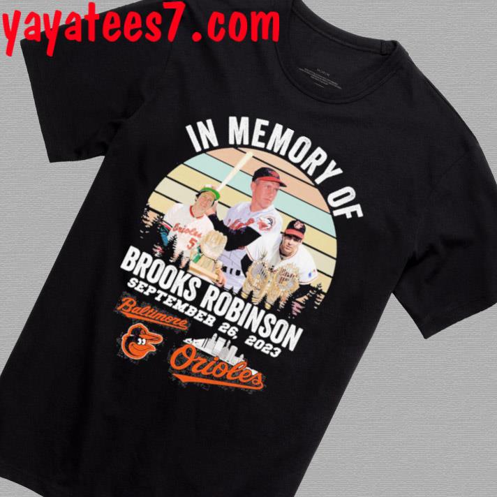 Baltimore Orioles in memory of Brooks Robinson 2023 vintage shirt, hoodie,  sweater, long sleeve and tank top