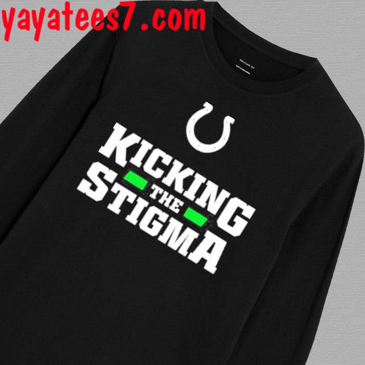 Official Indianapolis Colts Kicking The Stigma I Am Stronger Than My  Darkest Day Shirt, hoodie, sweater, long sleeve and tank top