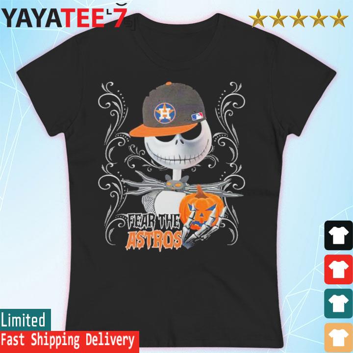 Houston Astros Jack Skellington Fear The Astros Halloween shirt