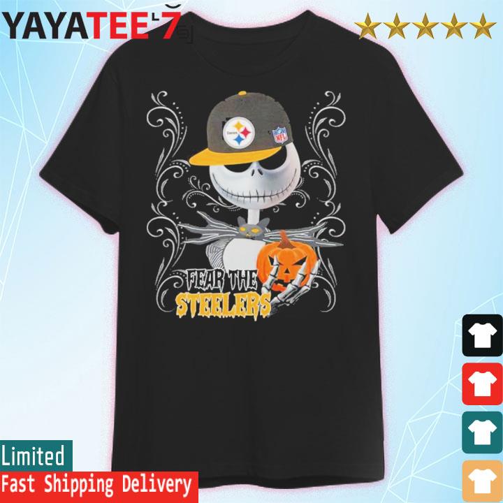 Official jack Skellington Fear The Pittsburgh Steelers Pumpkin Halloween  Shirt, hoodie, sweater, long sleeve and tank top