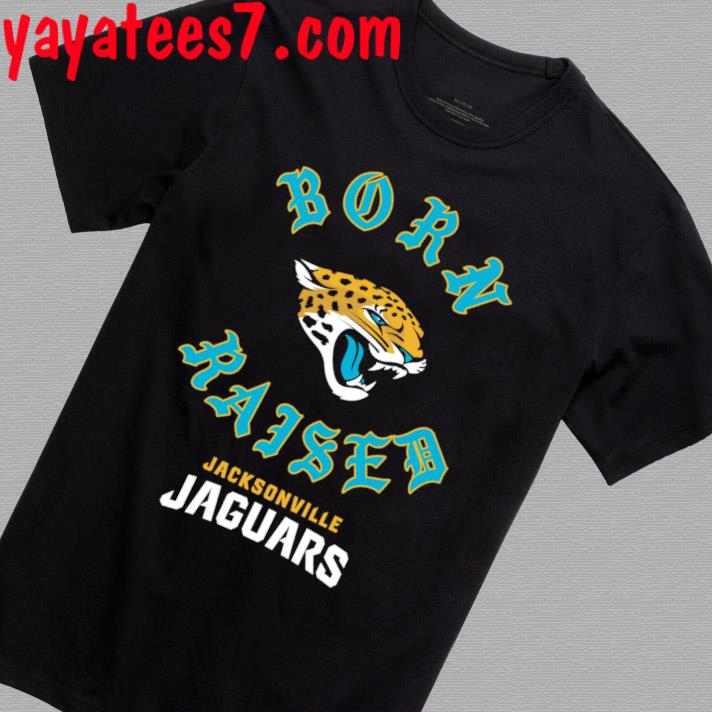 Jacksonville Jaguars Born x Raised Unisex Pullover Hoodie - Black