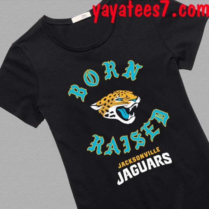 Unisex Born x Raised Black Jacksonville Jaguars T-Shirt Size: Medium