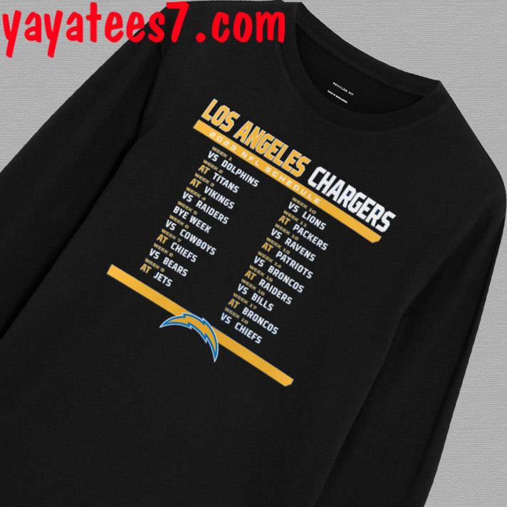 NFL:Chargers La Chargers Unisex 2023 Tour Band Tee - Black, S