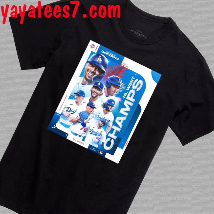 Los Angeles Dodger 10Th Nl West Division Champions Shirt - Peanutstee