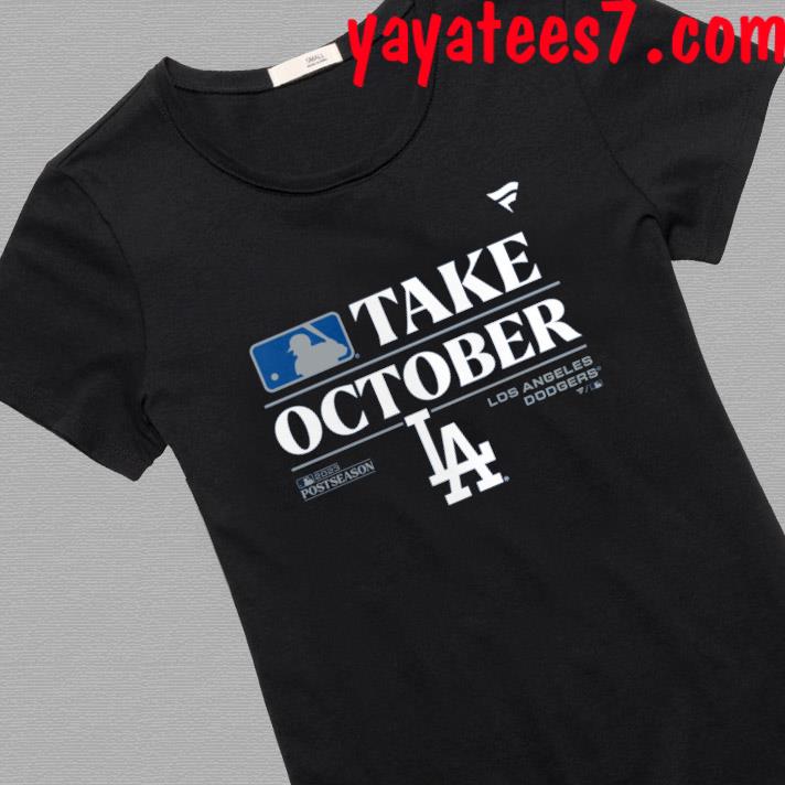 Los angeles dodgers women's 2023 postseason locker room shirt