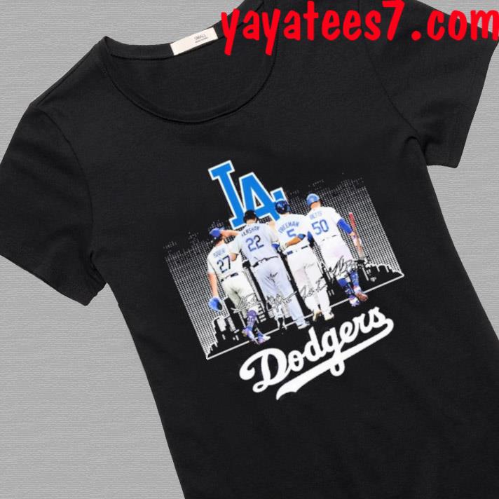 Los Angeles Dodgers Kevin Brown Clayton Kershaw Freddie Freeman Mookie  Betts City Signatures Shirt, hoodie, sweater, long sleeve and tank top