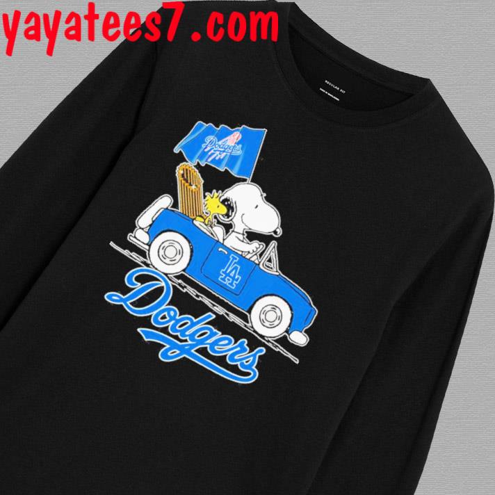 Official Snoopy Woodstock And The Peanuts Los Angeles Dodgers Baseball shirt