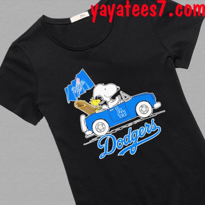 Official Snoopy Woodstock And The Peanuts Los Angeles Dodgers Baseball shirt