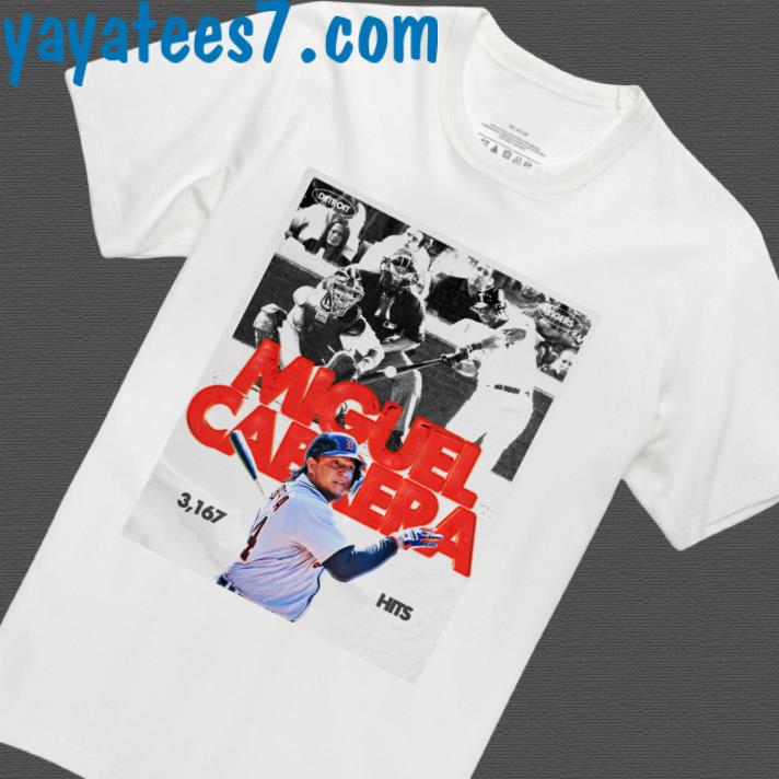 Miggy Cabrera Detroit 3,167 Hits Shirt