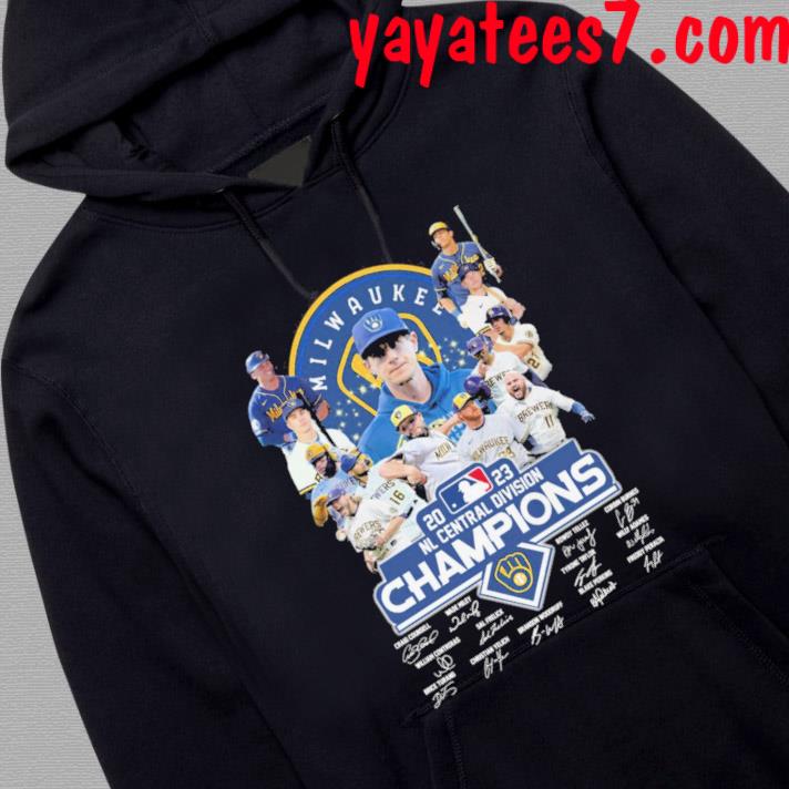 Milwaukee Brewers 2023 NL Central Division Champions 2023 Signatures Shirt,  hoodie, sweater, long sleeve and tank top