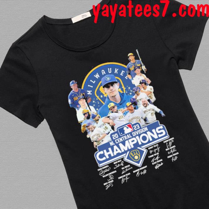 Official brewers mlb nl central Division champions 2023 shirt