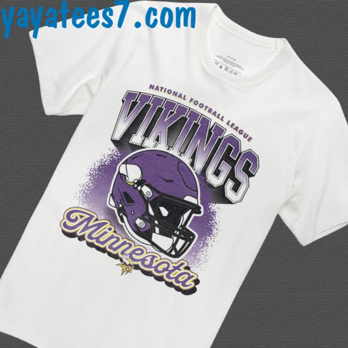 Minnesota Vikings Iso '47 Franklin Helmet T-Shirt