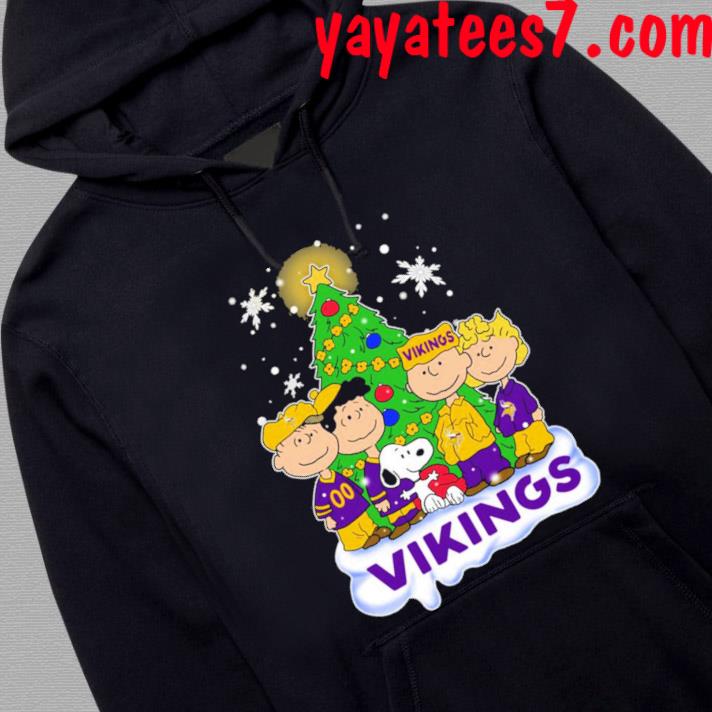 Nice minnesota Vikings The Peanuts Christmas Tree 2023 shirt, hoodie,  sweater, long sleeve and tank top