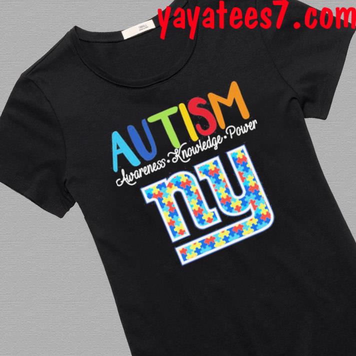 New York Giants NFL Autism Awareness Personalized Hoodie T Shirt - Growkoc