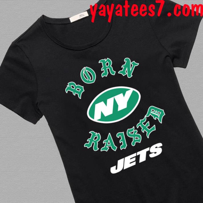 Unisex Born x Raised Black New York Jets Pullover Hoodie Size: Small