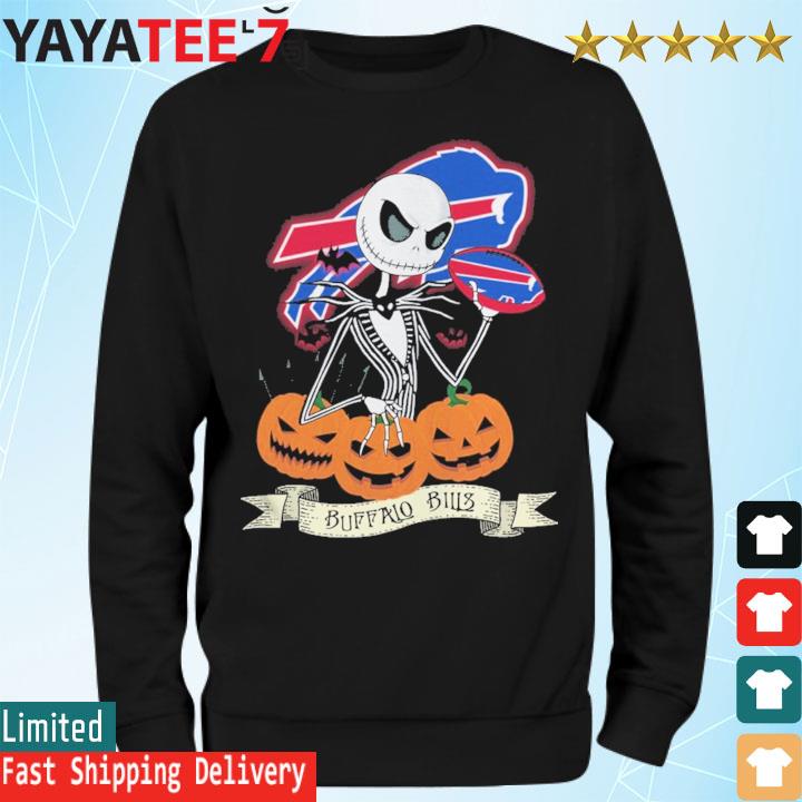 Jack Skellington Buffalo Bills The Nightmare From Buffalo Halloween Shirt,  hoodie, sweater, long sleeve and tank top