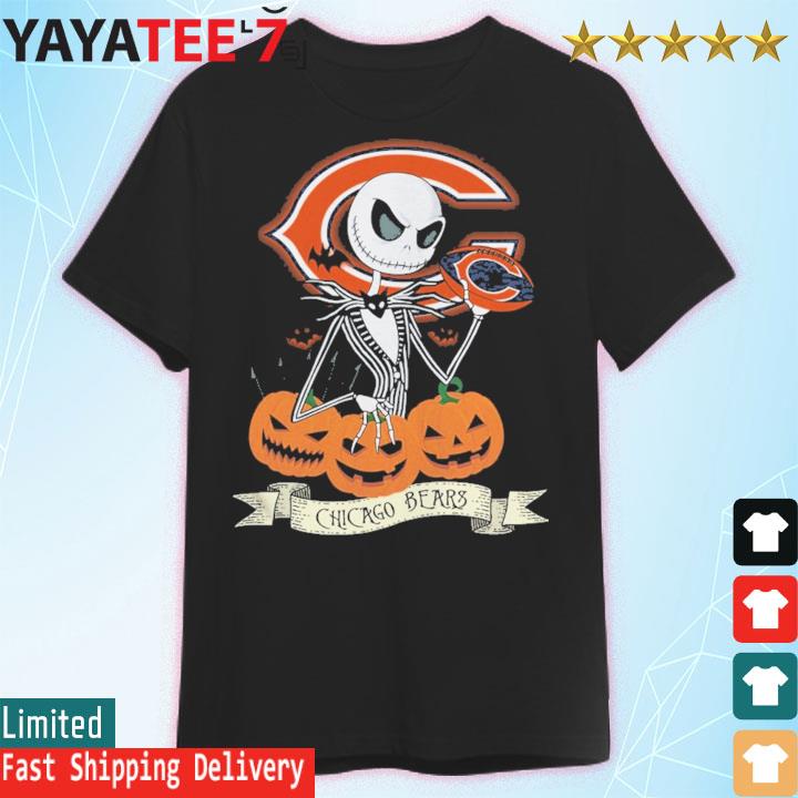 Chicago Bears Jack Skellington This Is The Nightmare Halloween 2023 Shirt,  hoodie, sweater, long sleeve and tank top