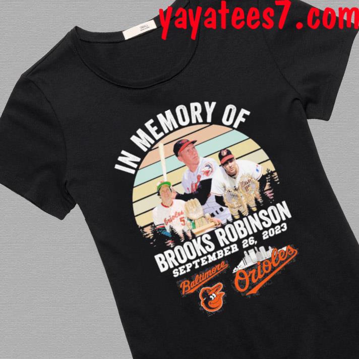 In memory of brooks robinson baltimore orioles shirt, hoodie, sweater, long  sleeve and tank top