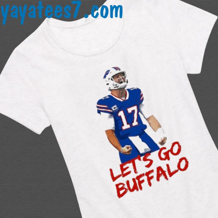 Official Josh Allen Let's Go Buffalo 17 Shirt, hoodie, sweater, long sleeve  and tank top