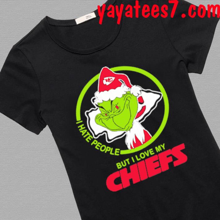 The Grinch I Hate People But I Love My Kansas City Chiefs shirt