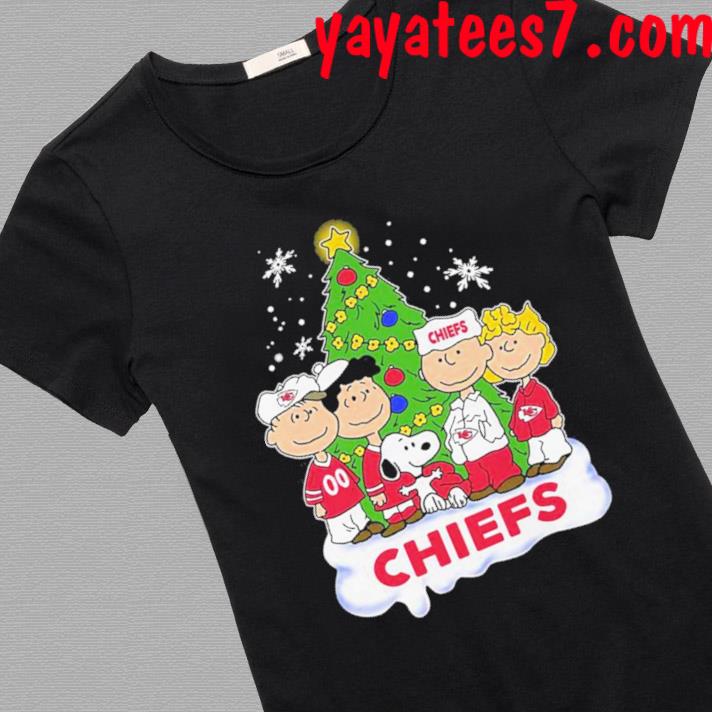 Snoopy The Peanuts Kansas City Chiefs Christmas T-Shirt - Shirt