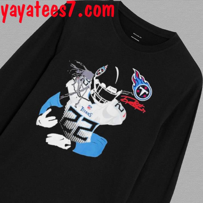 Licensed Gear Nfl Tennessee Titans Derrick Henry Navy Player T-Shirt,  hoodie, sweater, long sleeve and tank top