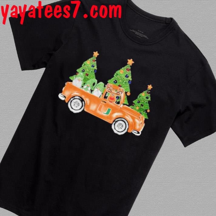 Miami Hurricanes Happy Christmas Wonderful Time Of The Year 2023 T