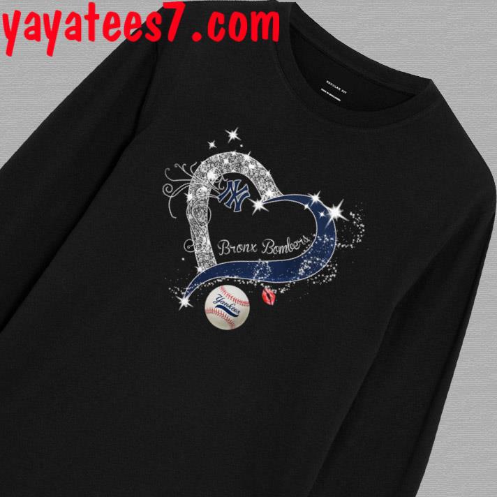 Official new York Yankees Bronx Bombers Heart Design T Shirt, hoodie,  sweater, long sleeve and tank top
