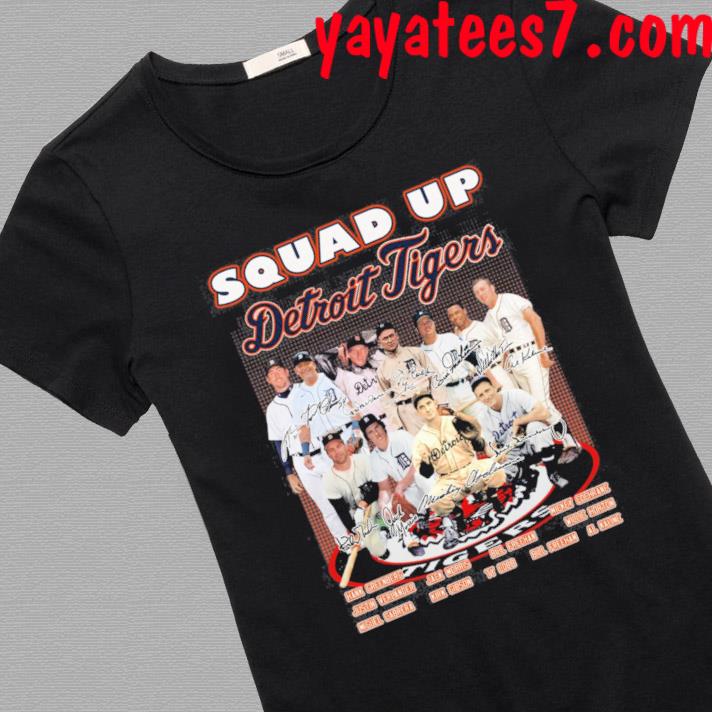 Official Squad Up Detroit Tigers Legends signatures shirt - Limotees