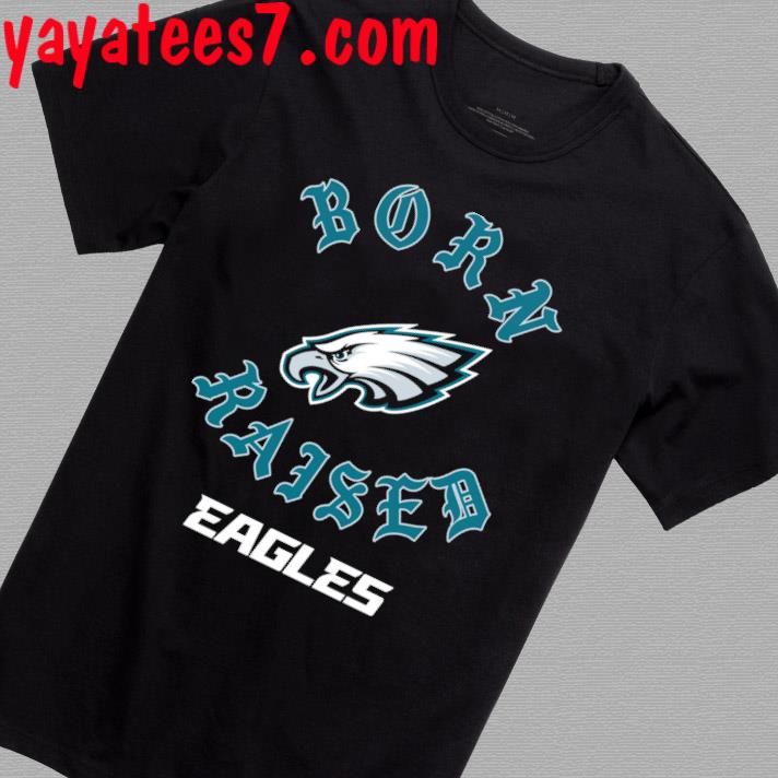 Unisex Born x Raised Black Philadelphia Eagles T-Shirt