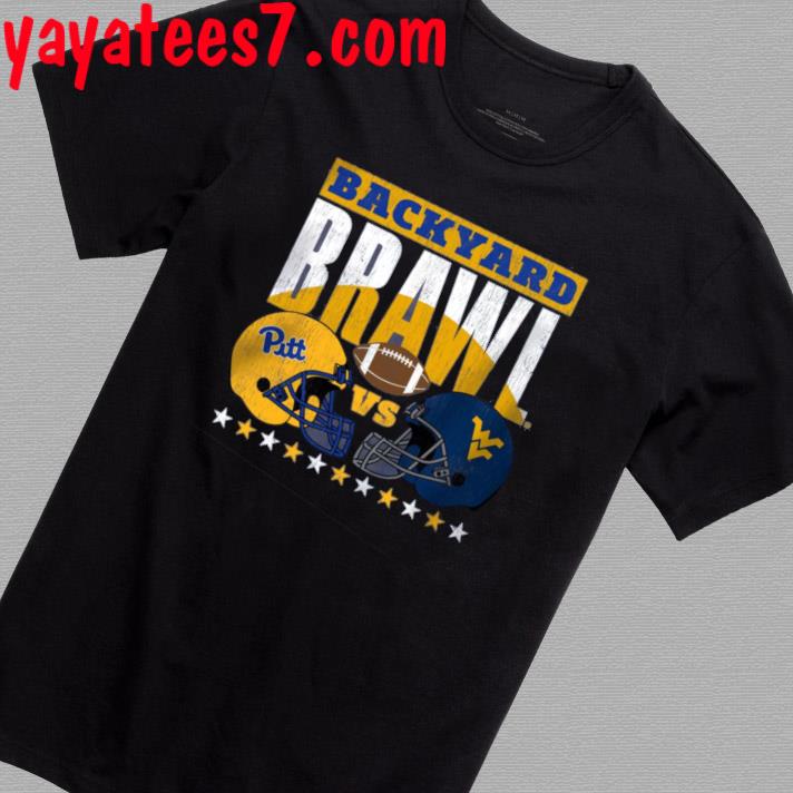 Pitt Panthers vs West Virginia Mountaineers 2023 Backyard Brawl Blue The Band T-Shirt