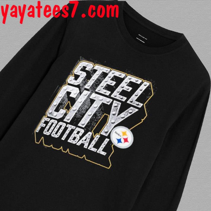 Pittsburgh Steelers Men's Steel City Football Long Sleeve T-Shirt