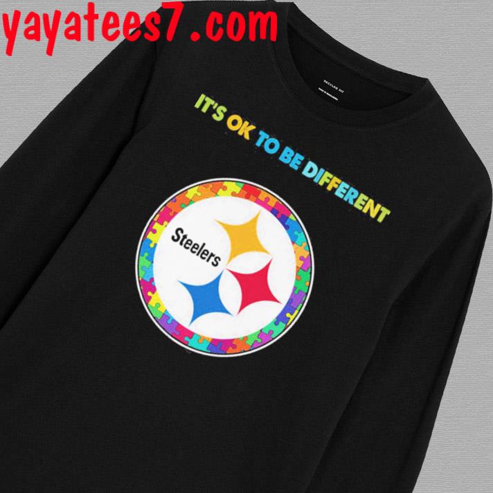 Official Pittsburgh Steelers Autism it's ok to be different shirt, hoodie,  sweater, long sleeve and tank top