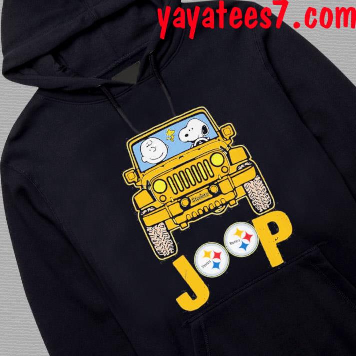 Snoopy And Charlie Brown Driving Jeep Pittsburgh Steelers Shirt, hoodie,  longsleeve, sweatshirt, v-neck tee