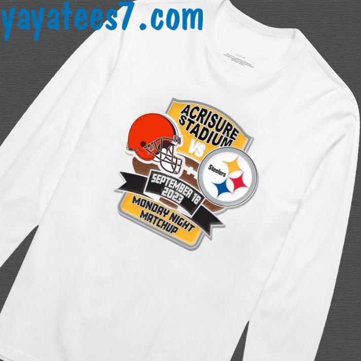 Pittsburgh Steelers vs Browns September 18th 2023 Game Shirt