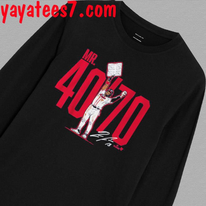 Ronald Acuna Jr. Mr 40 70 signature tee, hoodie, sweater, long sleeve and  tank top