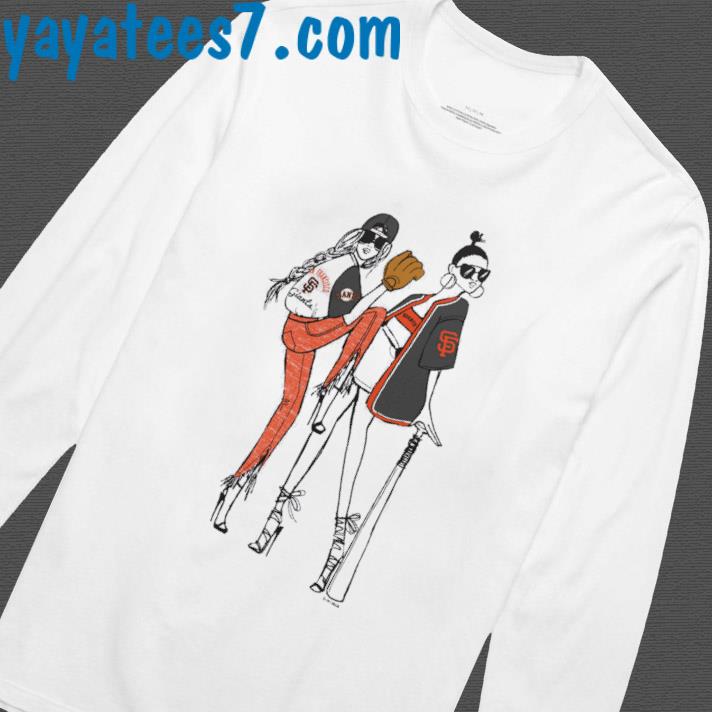 San Francisco Giants G-III 4Her by Carl Banks Women's Baseball Girls Fitted  T-Shirt - White