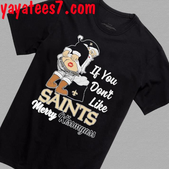 New Orleans Saints Funny Santa Claus Dabbing Christmas 2020 NFL T-Shirt