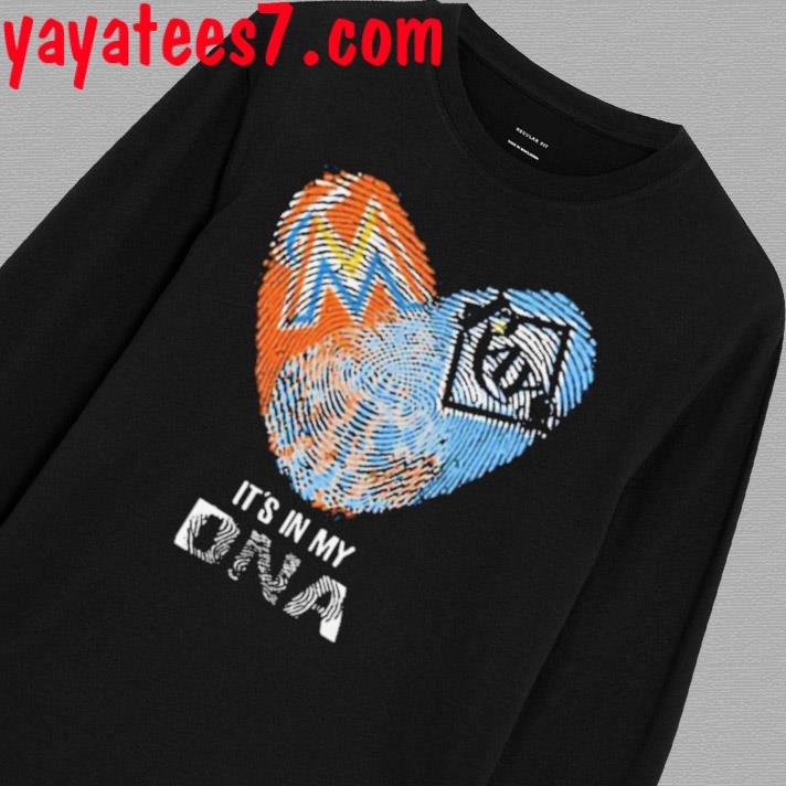 Tampa Bay Rays And Miami Marlins Heartt It's In My DNA 2023 Shirt, hoodie,  sweater, long sleeve and tank top