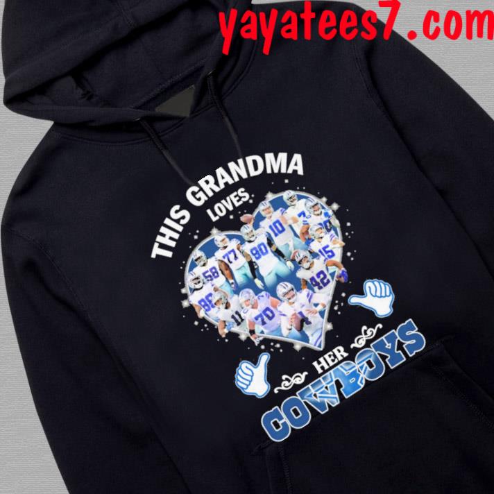 This Grandma Loves Dallas Cowboys Heart Players shirt, hoodie, sweater,  long sleeve and tank top