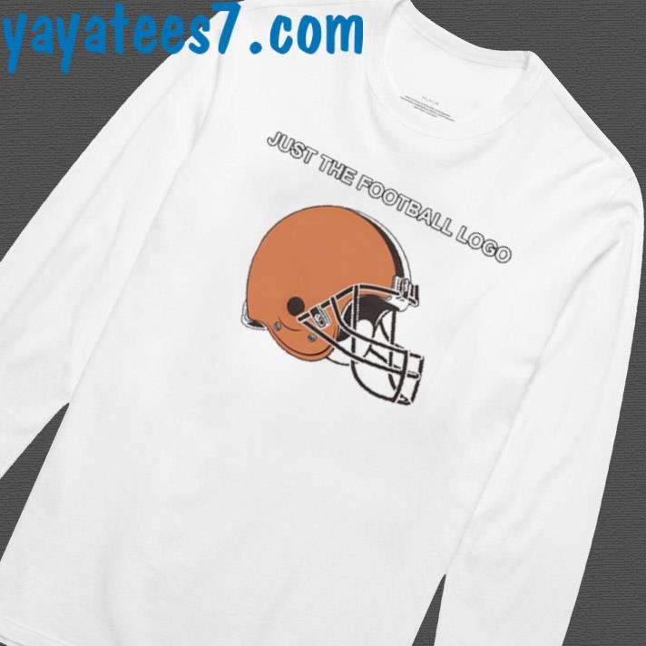 Cleveland Browns just the football logo helmet shirt, hoodie