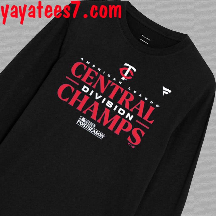 Top minnesota Twins Youth 2023 AL Central Division Champions Locker Room T- Shirt, hoodie, sweater, long sleeve and tank top