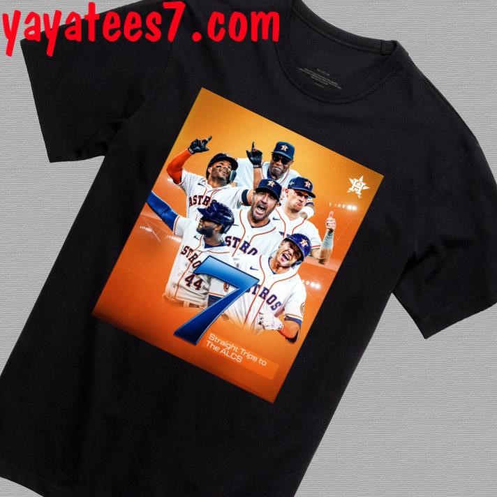 Official Houston Astros 2023 7 Straight trips to the Alcs Shirt