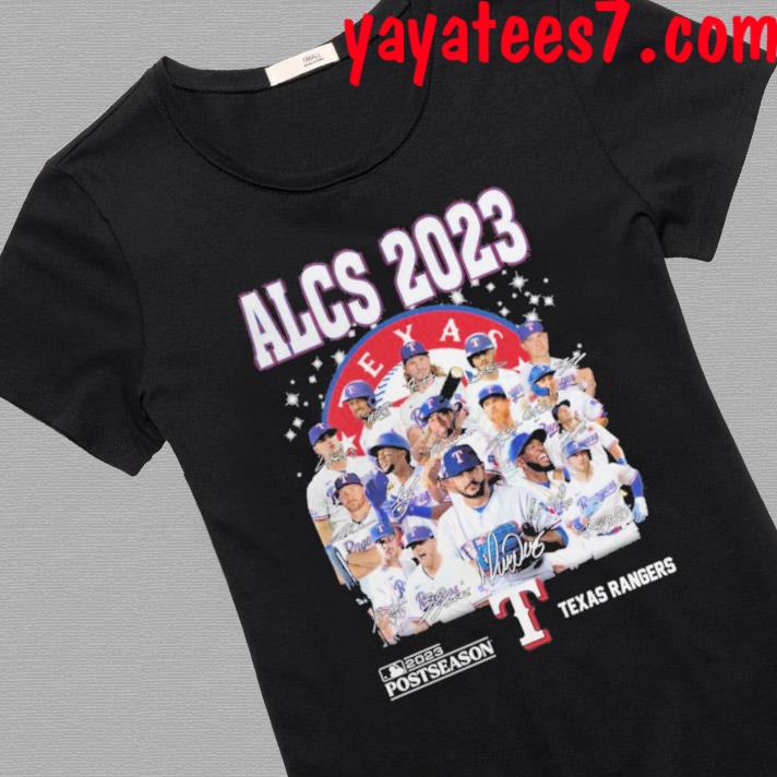 Official Alcs 2023 Texas Rangers Postseason Unisex T-shirt