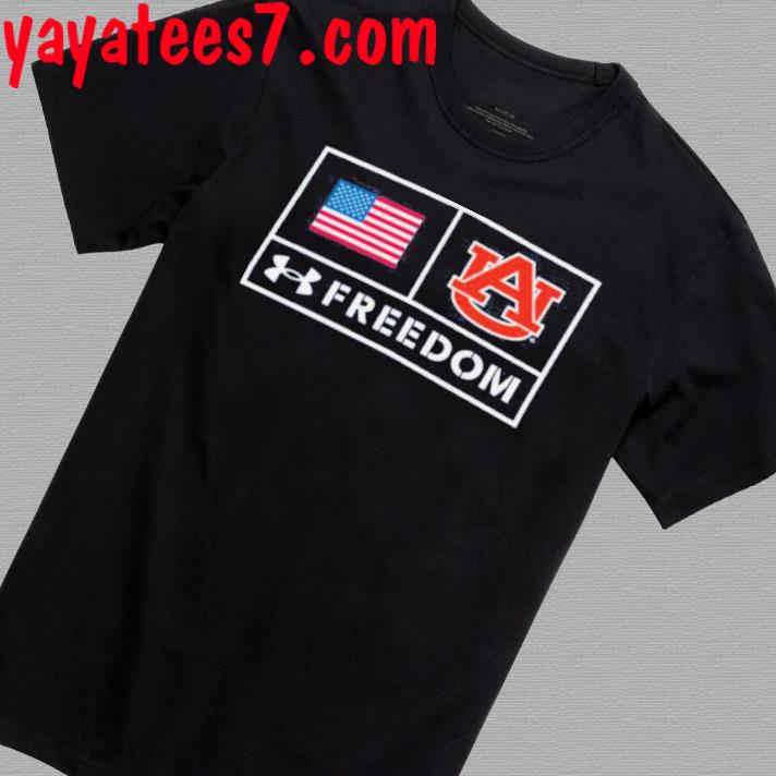 Official auburn Tigers Under Armour Freedom American Flag T-Shirts